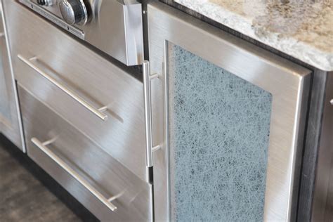 stainless steel wrapped cabinet doors|stainless steel cabinet doors.